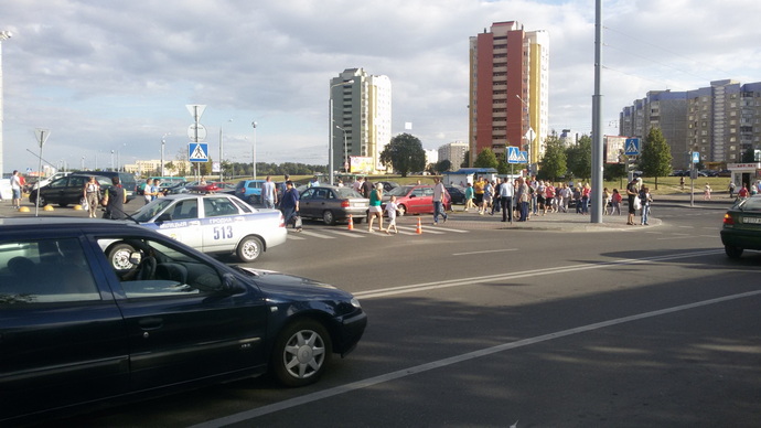 наезд на велосиепдисток