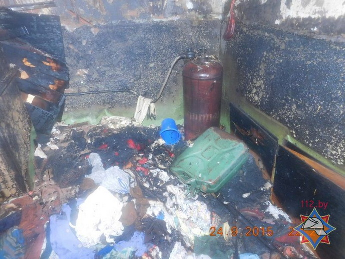 пожар в Жировичах