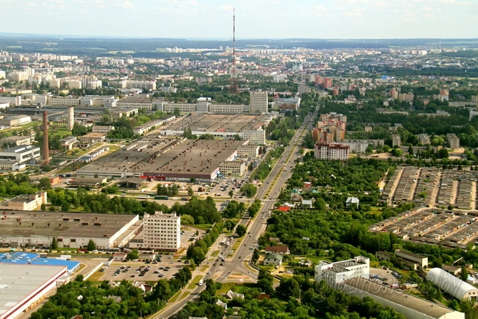 Гродно с высоты птичьего полета