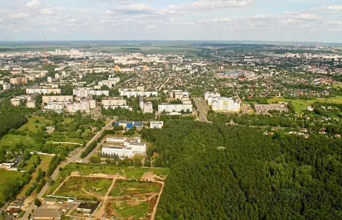 Гродно с высоты птичьего полета