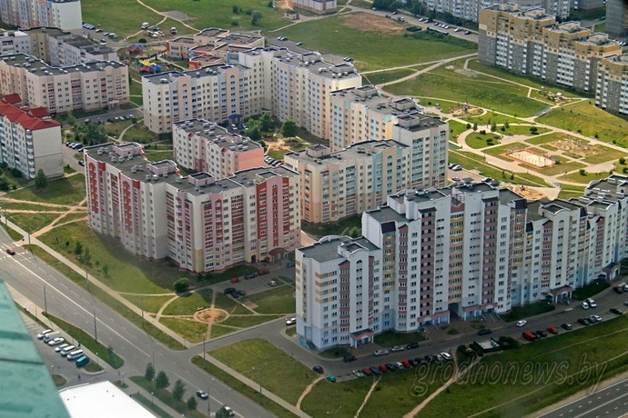 Гродно с высоты птичьего полета