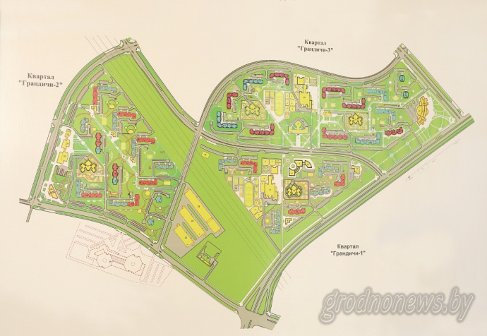 Грандичи 1 в гродно план застройки микрорайона