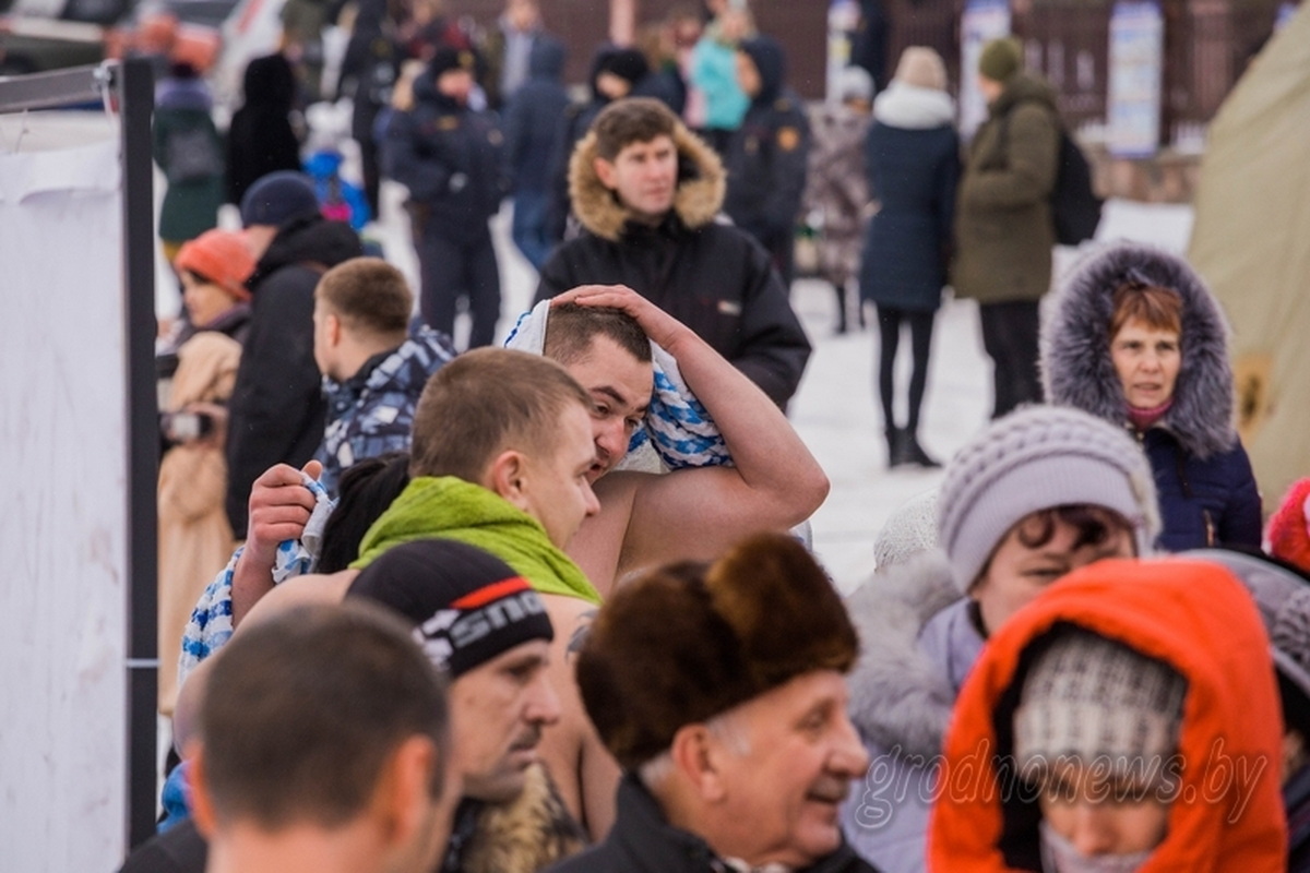Крещенские купания в Гродно