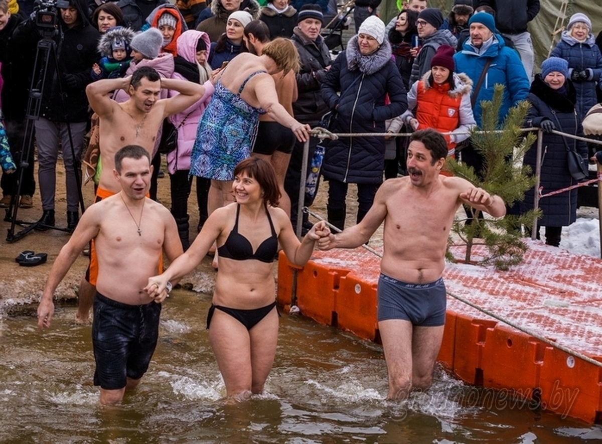 Крещенские купания в Гродно