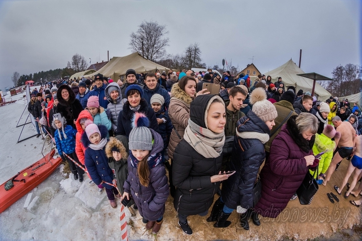 Крещенские купания в Гродно