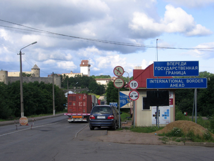 Фото граница эстония россия