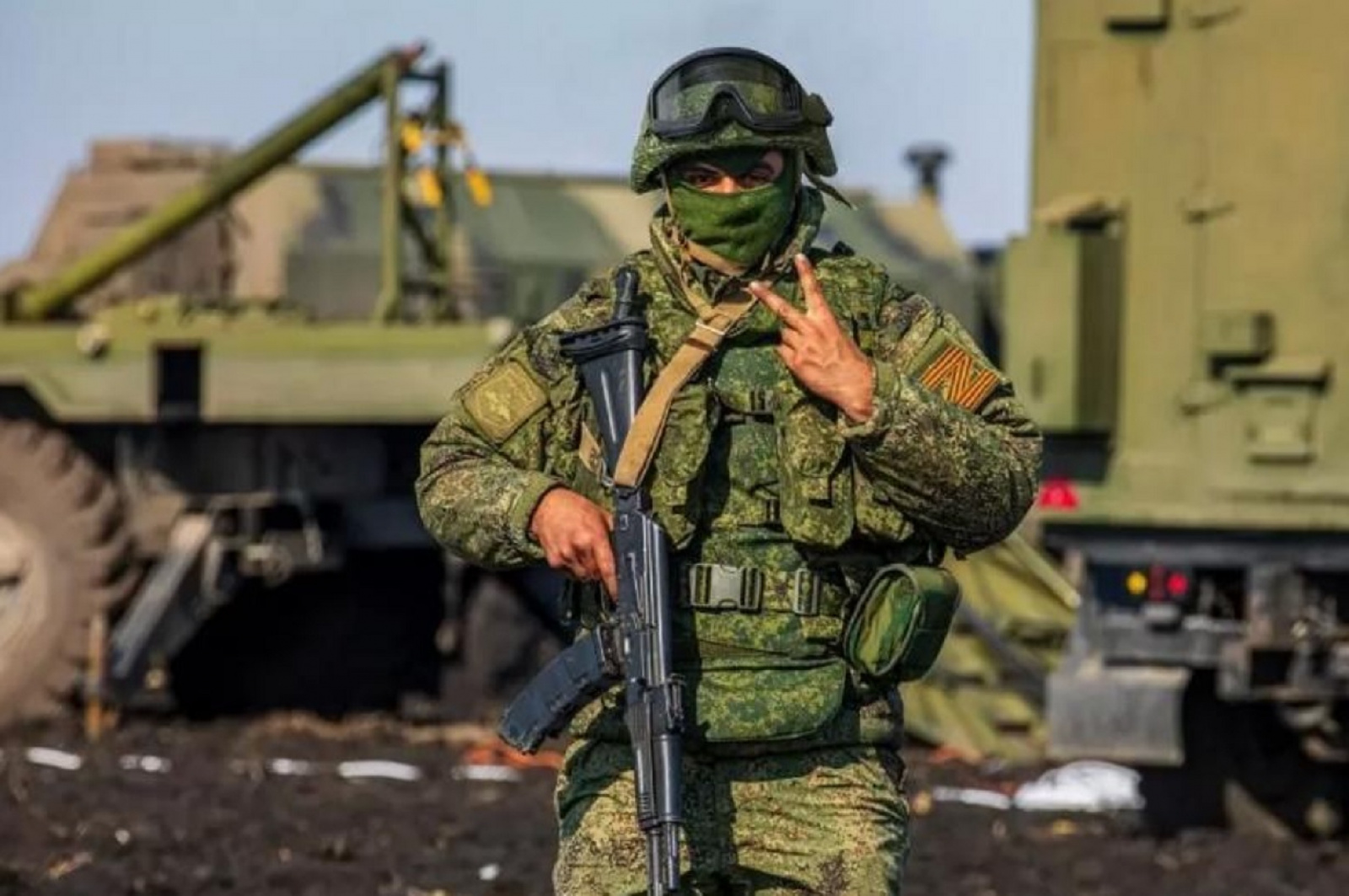 Фото российского спецназовца