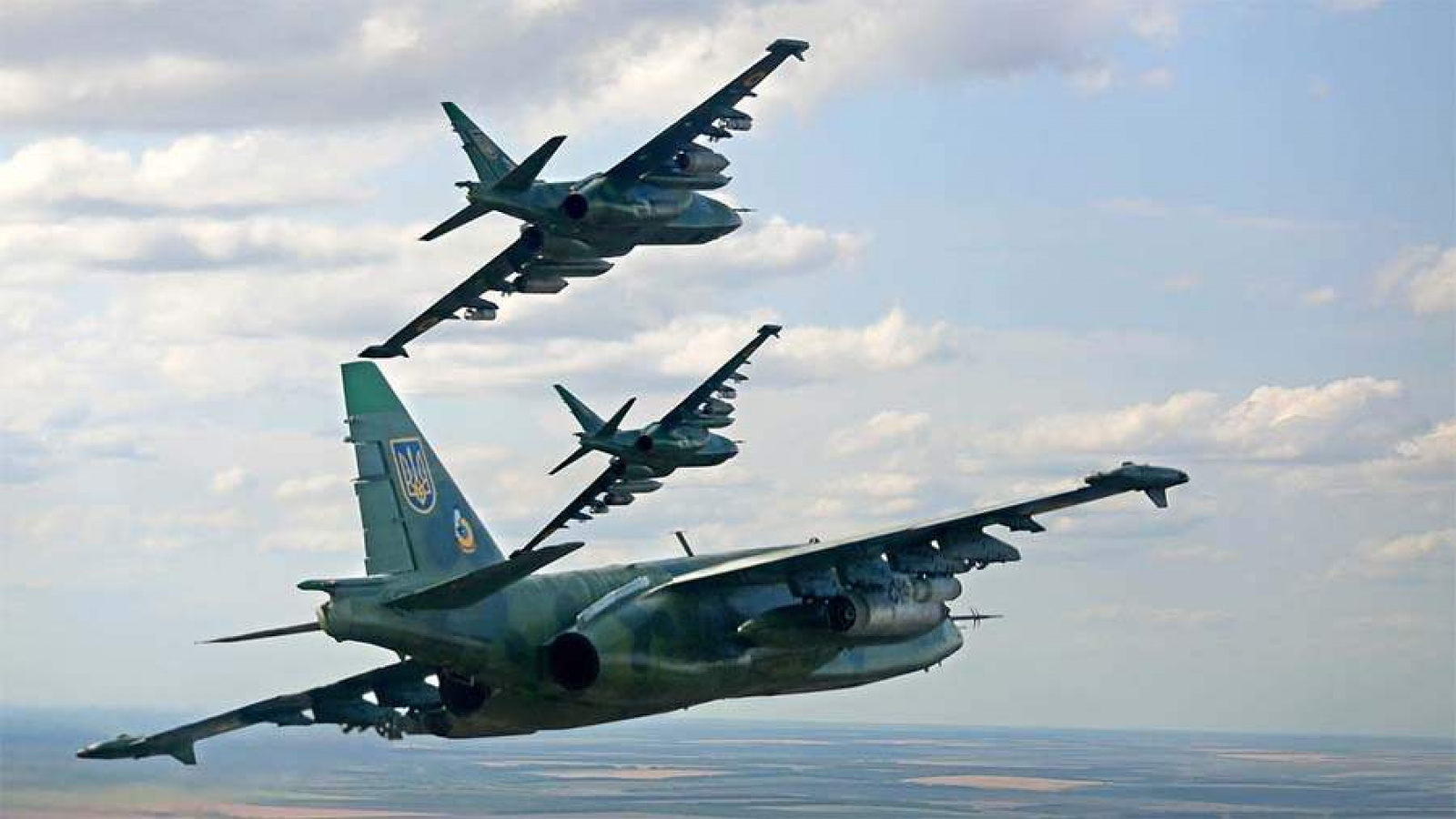 Минобороны РФ сообщило о ликвидации трех украинских самолетов Су-25 в ДНР