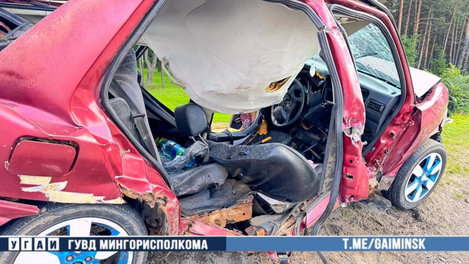 ДТП на МКАД в Минске 2 августа 2025 года