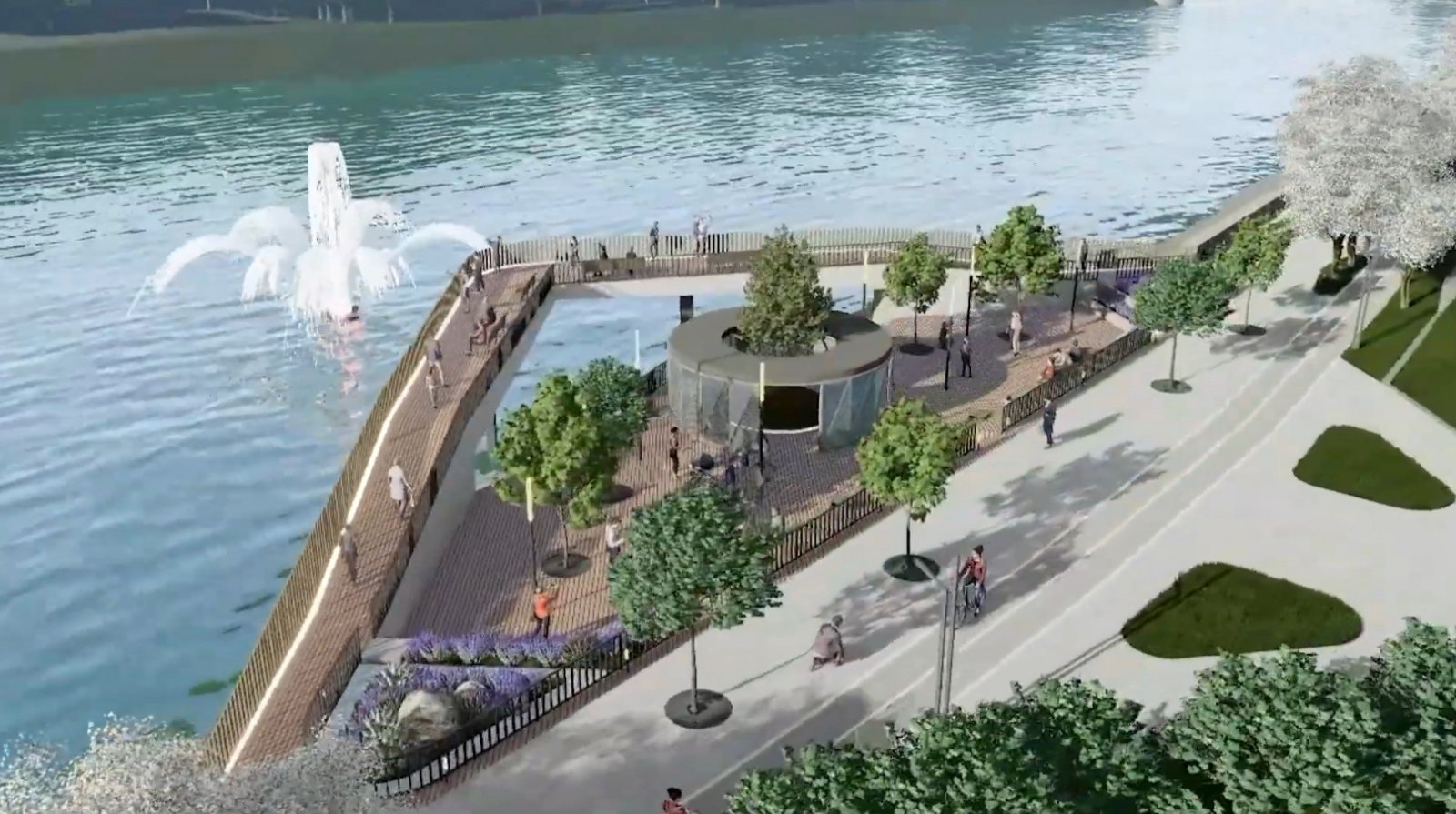 Новая набережная в Гродно к 900-летию города