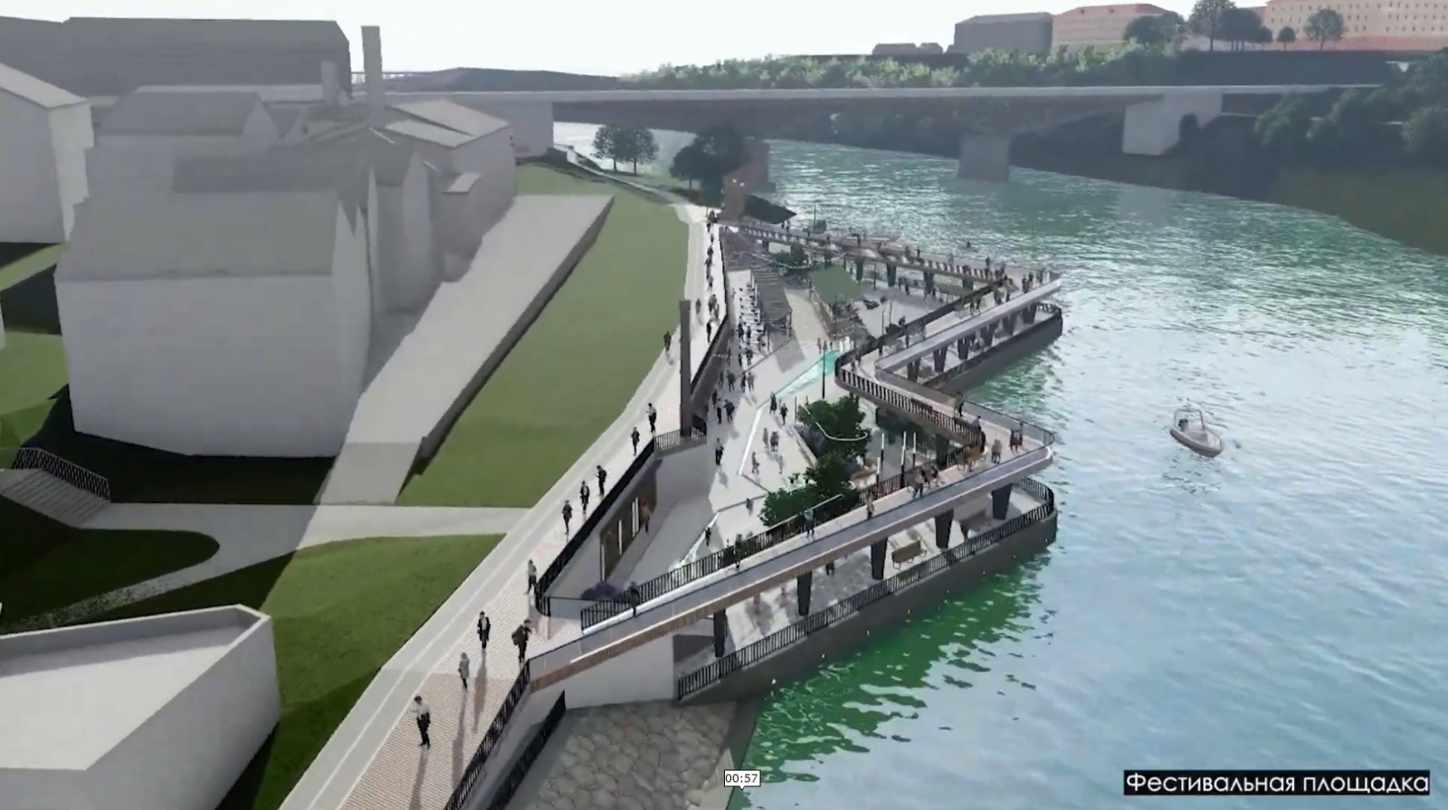 Новая набережная в Гродно к 900-летию города