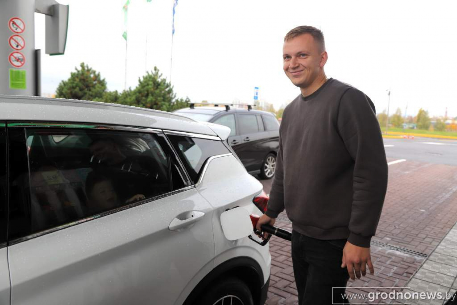 ГАИ патрулирует АЗС в Гродненской области
