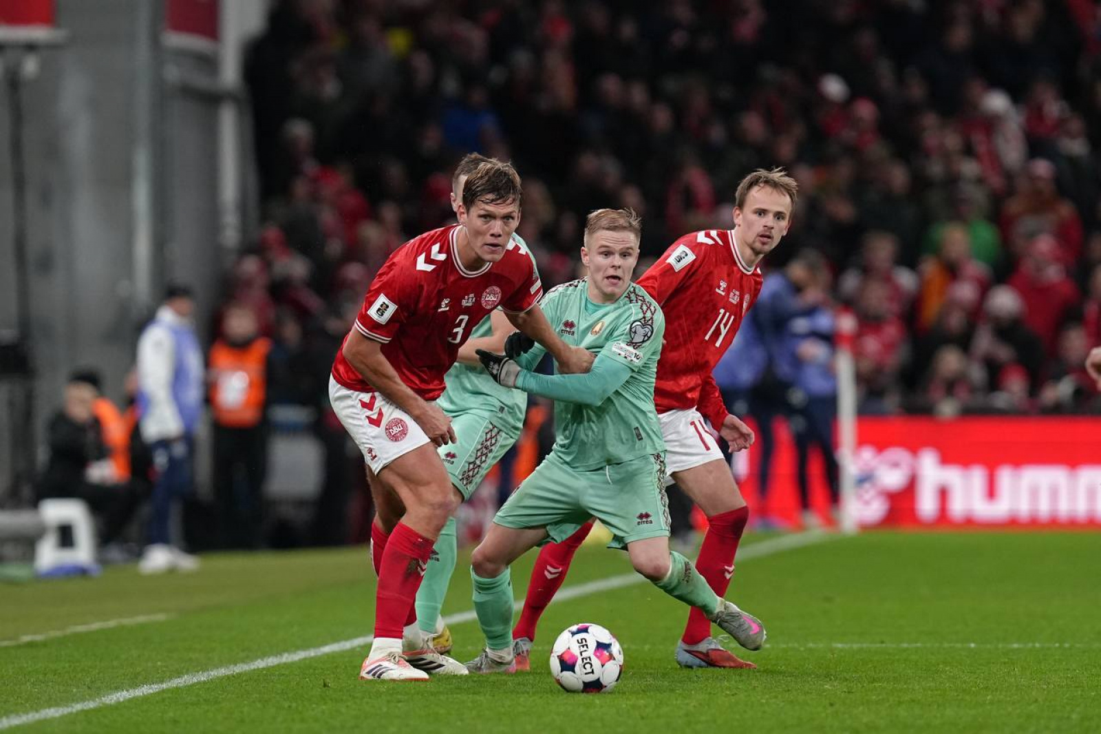 Футбол Беларусь Дания 16 ноября 2025 года