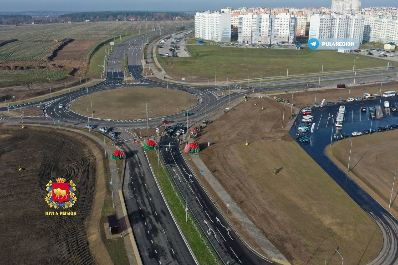 новая дорога в Ольшанку