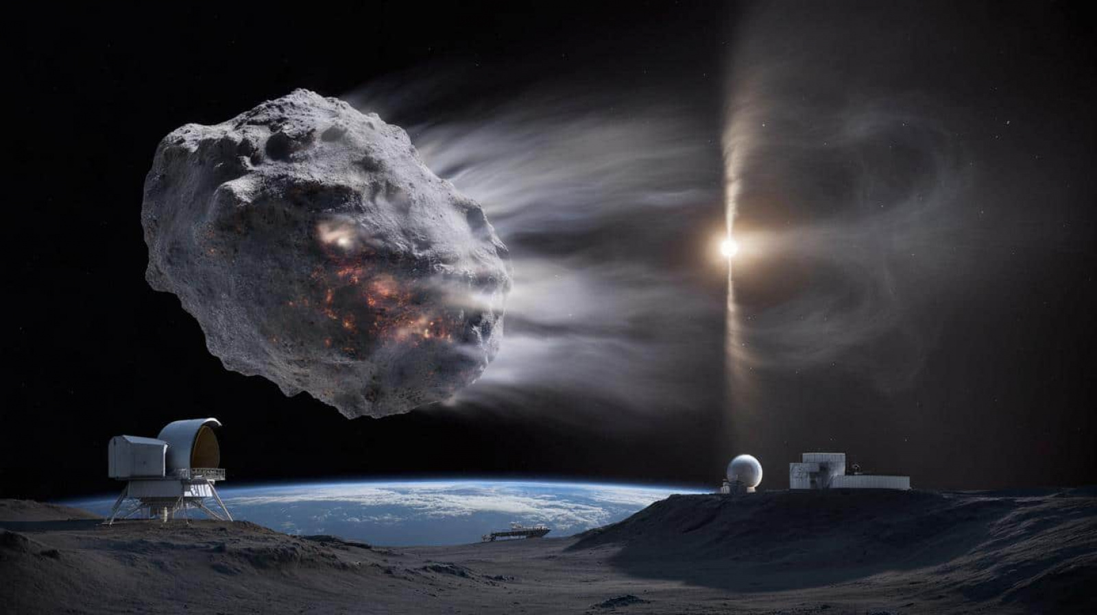 Летающий астероид