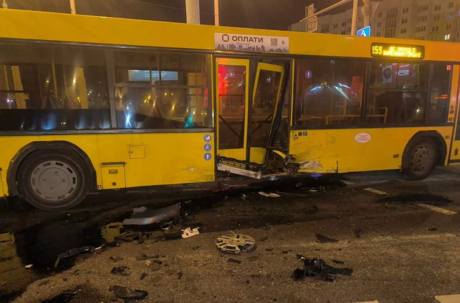 ДТП с автобусов в Минске / Источник: УГАИ ГУВД Мингорисполкома