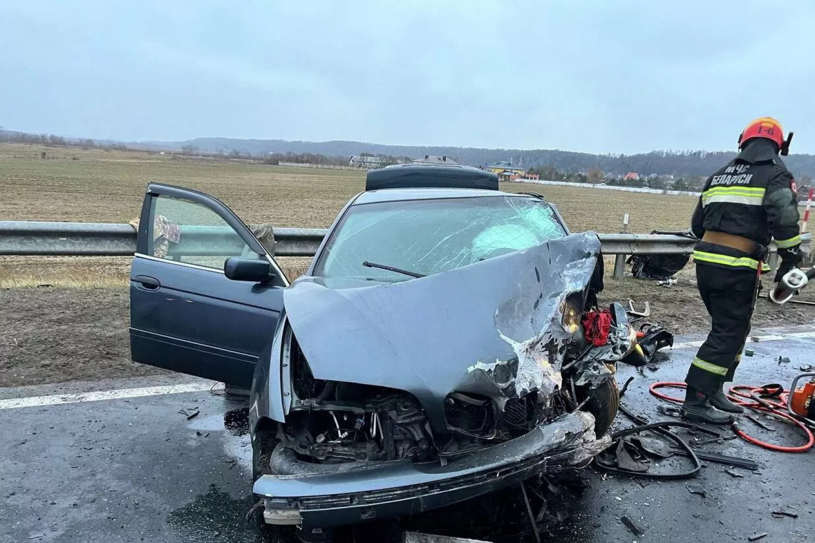 ДТП под Могилевом 8 декабря 2025 / Источник: УВД Могилевского облисполкома