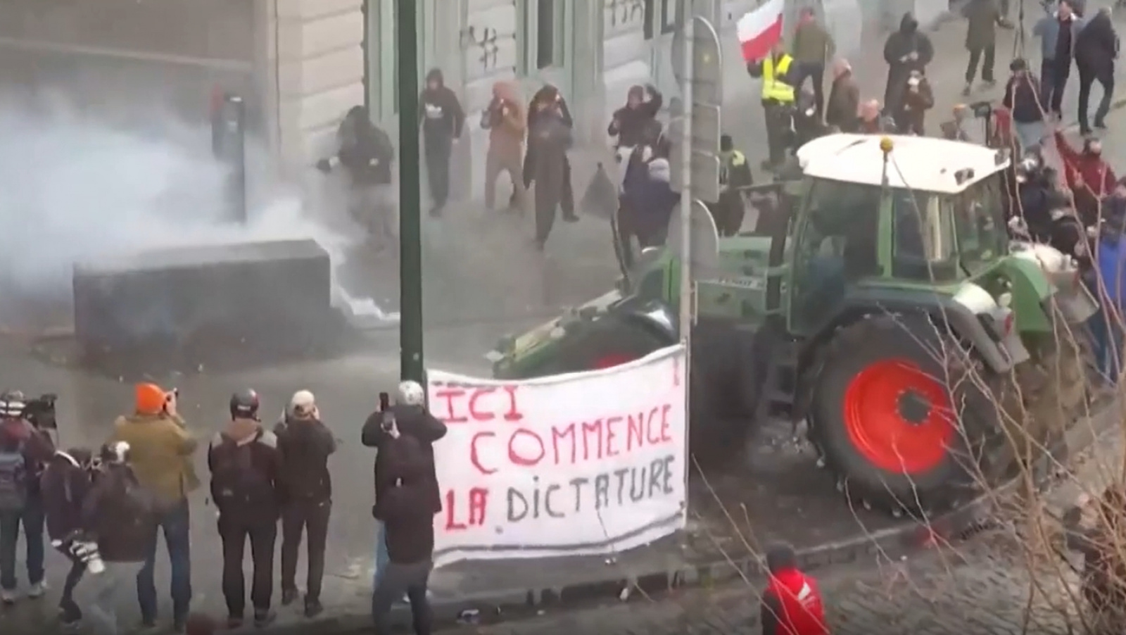 Фермеры в Брюсселе / Источник: Reuters