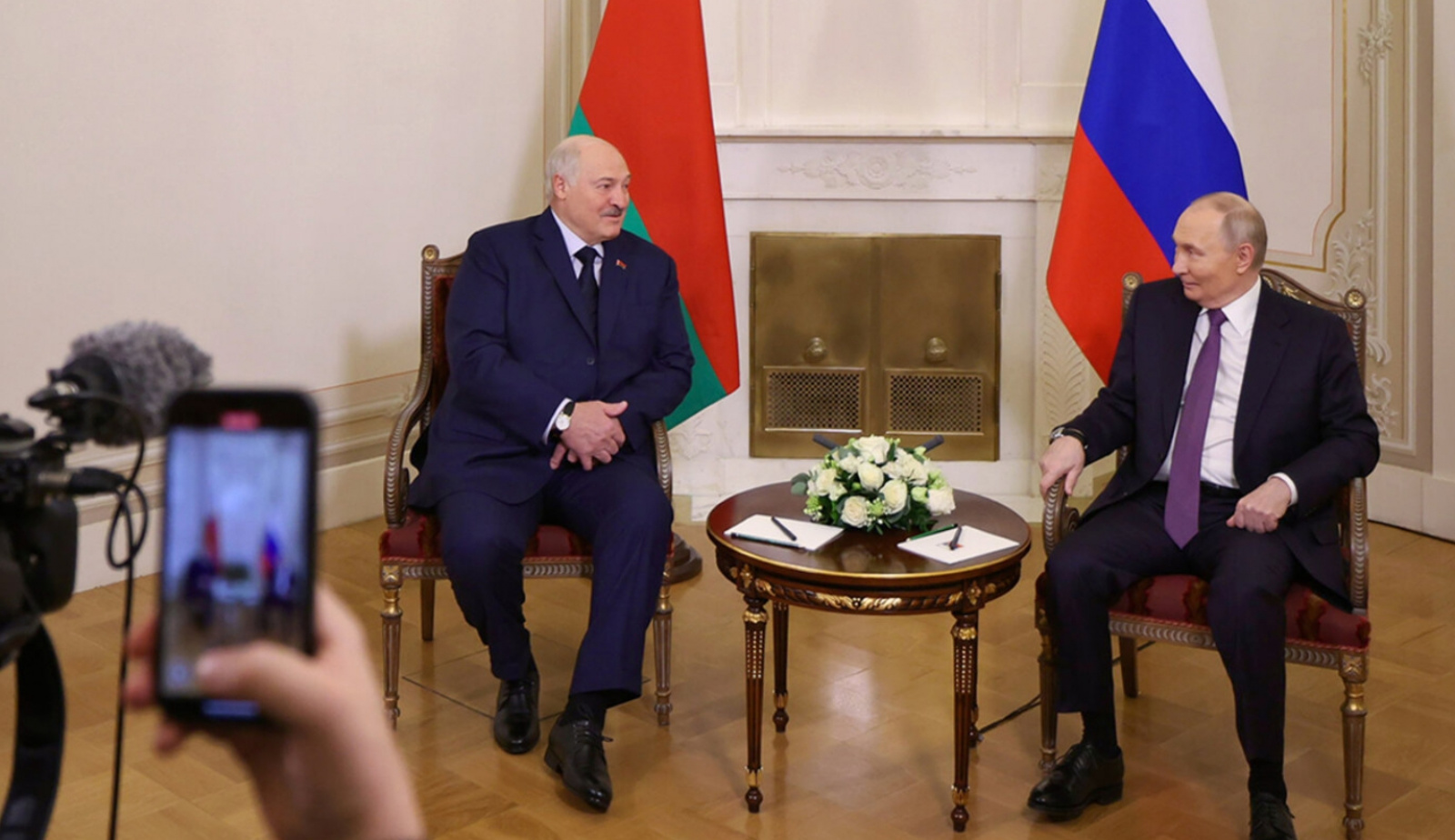 Александр Лукашенко и Владимир Путин