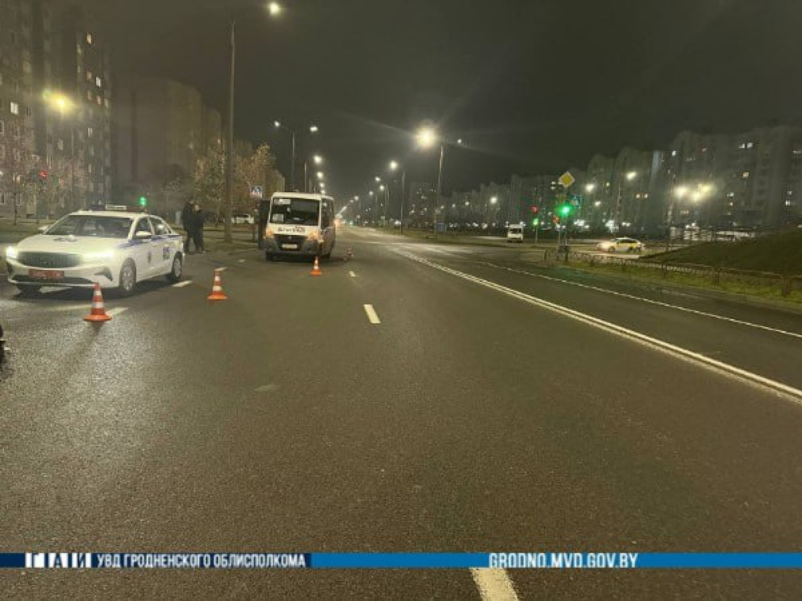 Автобус сбил пешехода / Источник: ГАИ УВД облисполкома