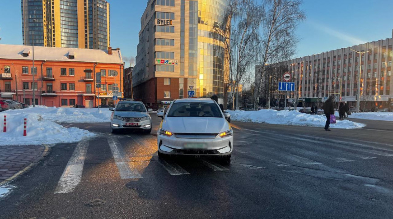 Сбили женщину в Минске на улице Кальварийская 25 января