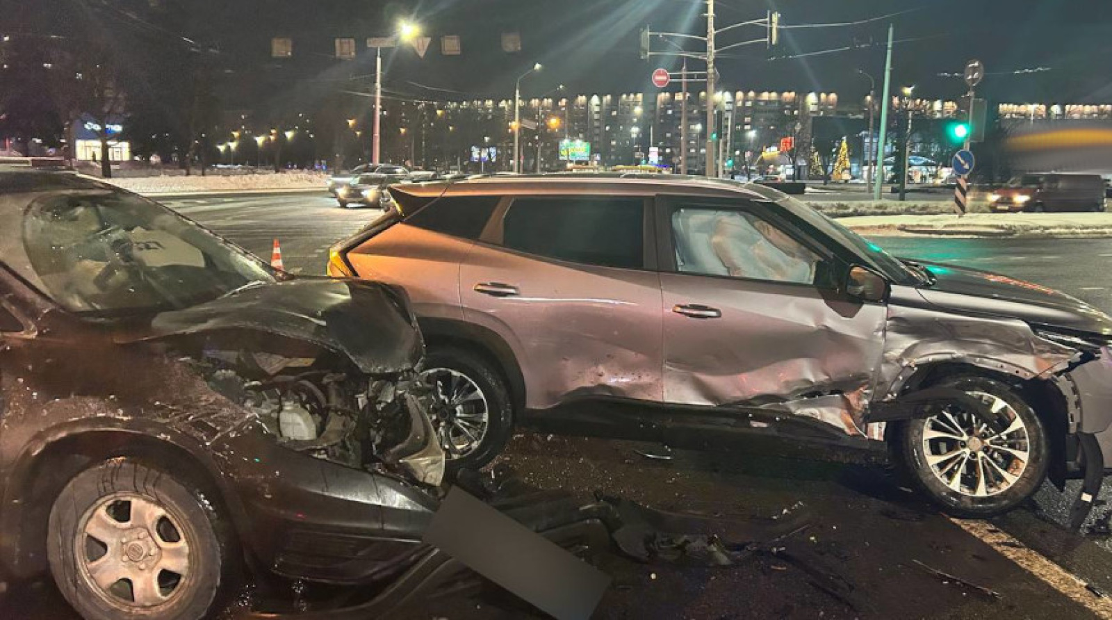 ДТП в Минске на проспекте Рокоссовского 25 января 2026 года