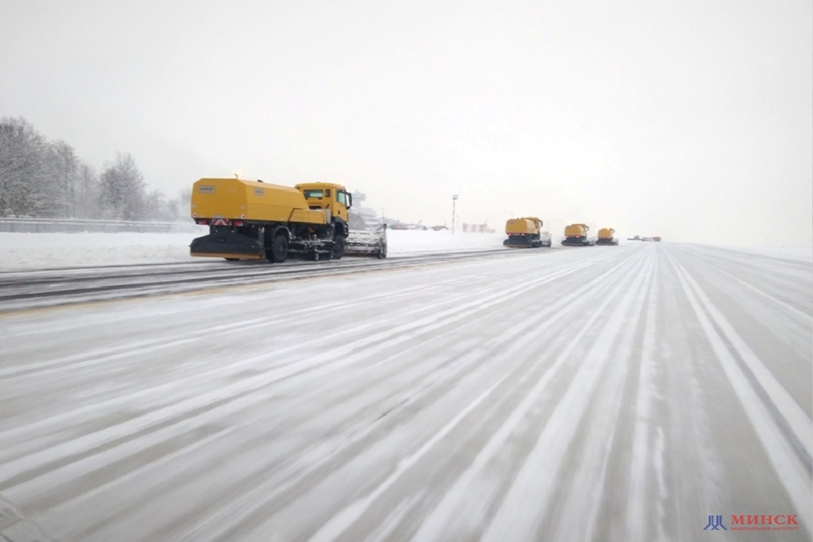 Национальной аэропорт «Минск» зимой / Источник: airport.by