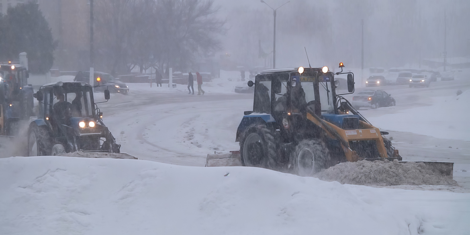 Сильный снегопад в Беларуси / Источник: grodno24.com