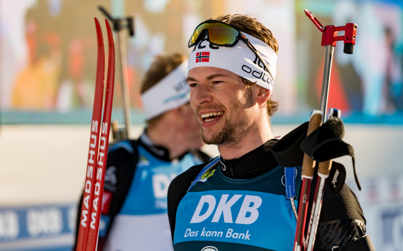 Норвежский биатлонист Стурла Хольм Легрейд