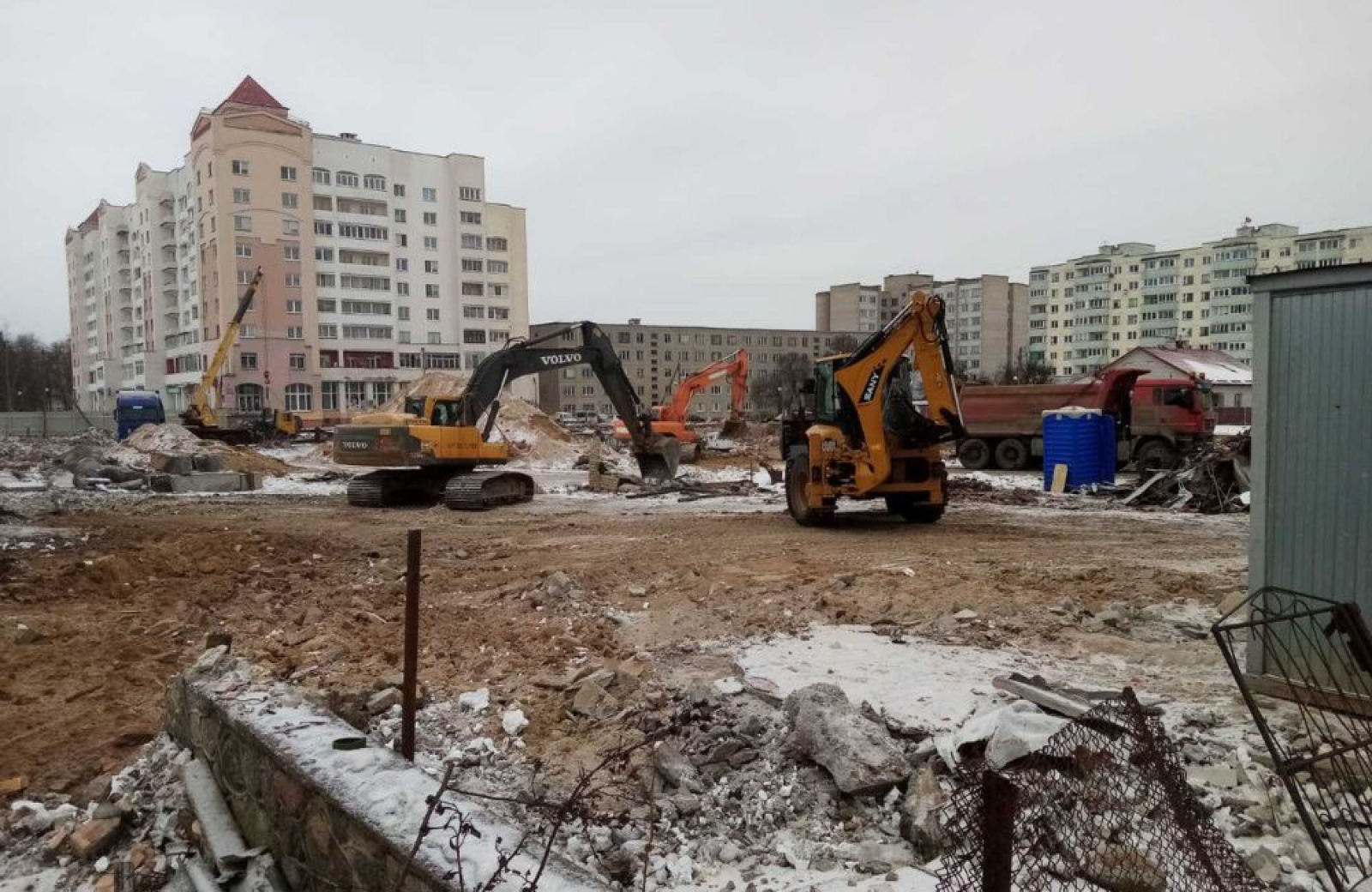 Новый ЖК на улице Советских Пограничников в Гродно