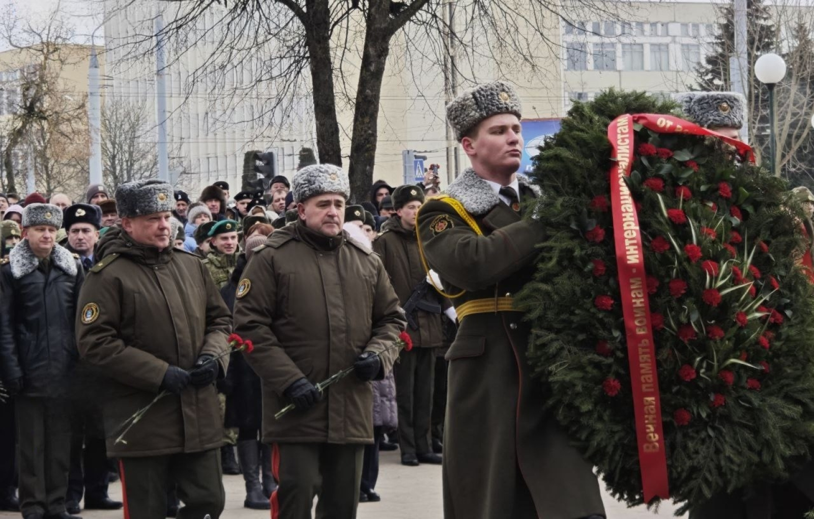 В Гродно почтили память воинов-интернационалистов