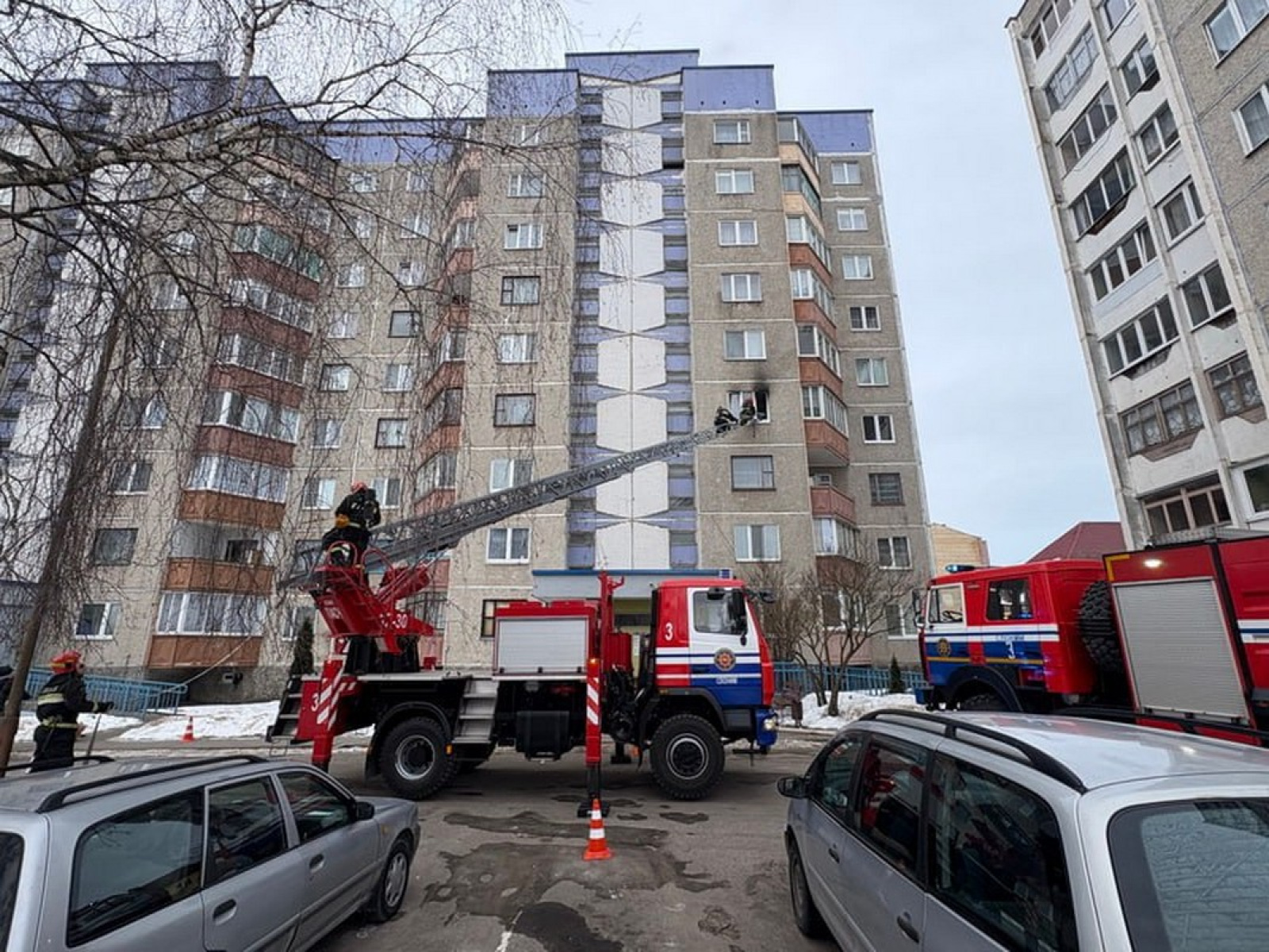 пожар в Слониме