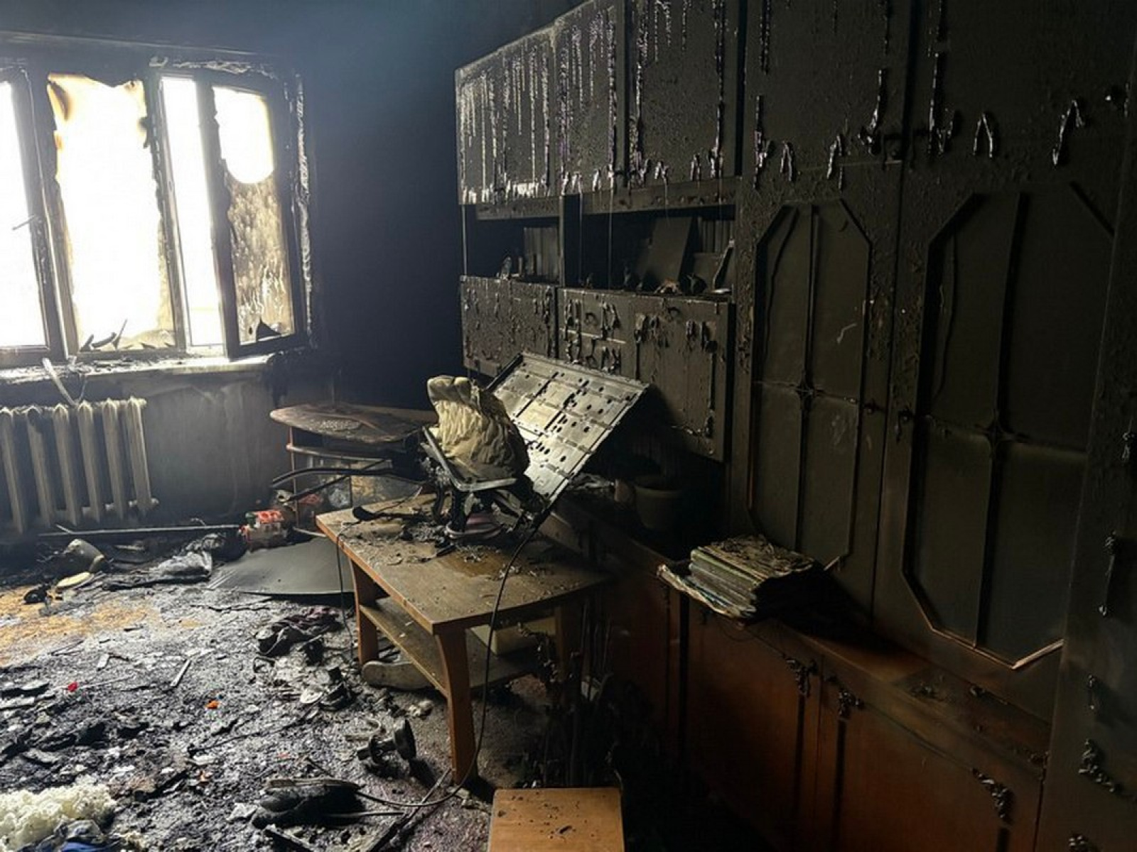 пожар в Слониме