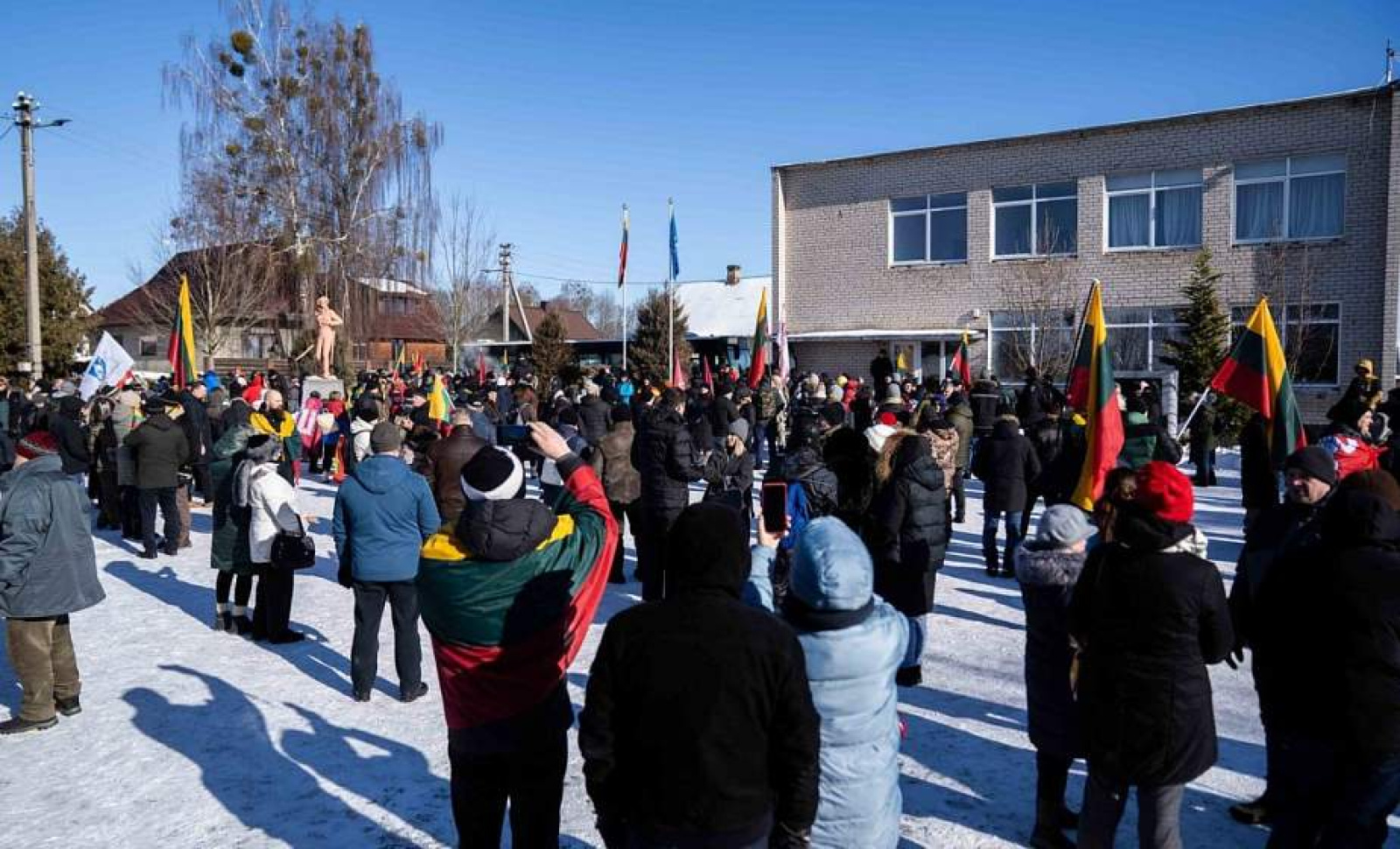 Жители Капчяместиса протестуют против военного полигона