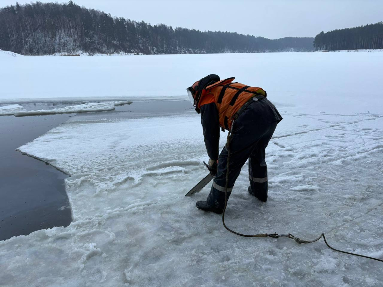 Гродненская ГЭС готовится к половодью / Источник: Гродноэнерго