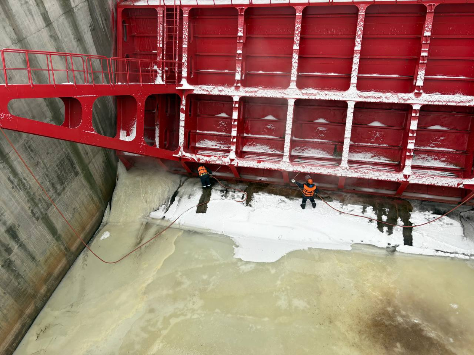 Гродненская ГЭС готовится к половодью / Источник: Гродноэнерго
