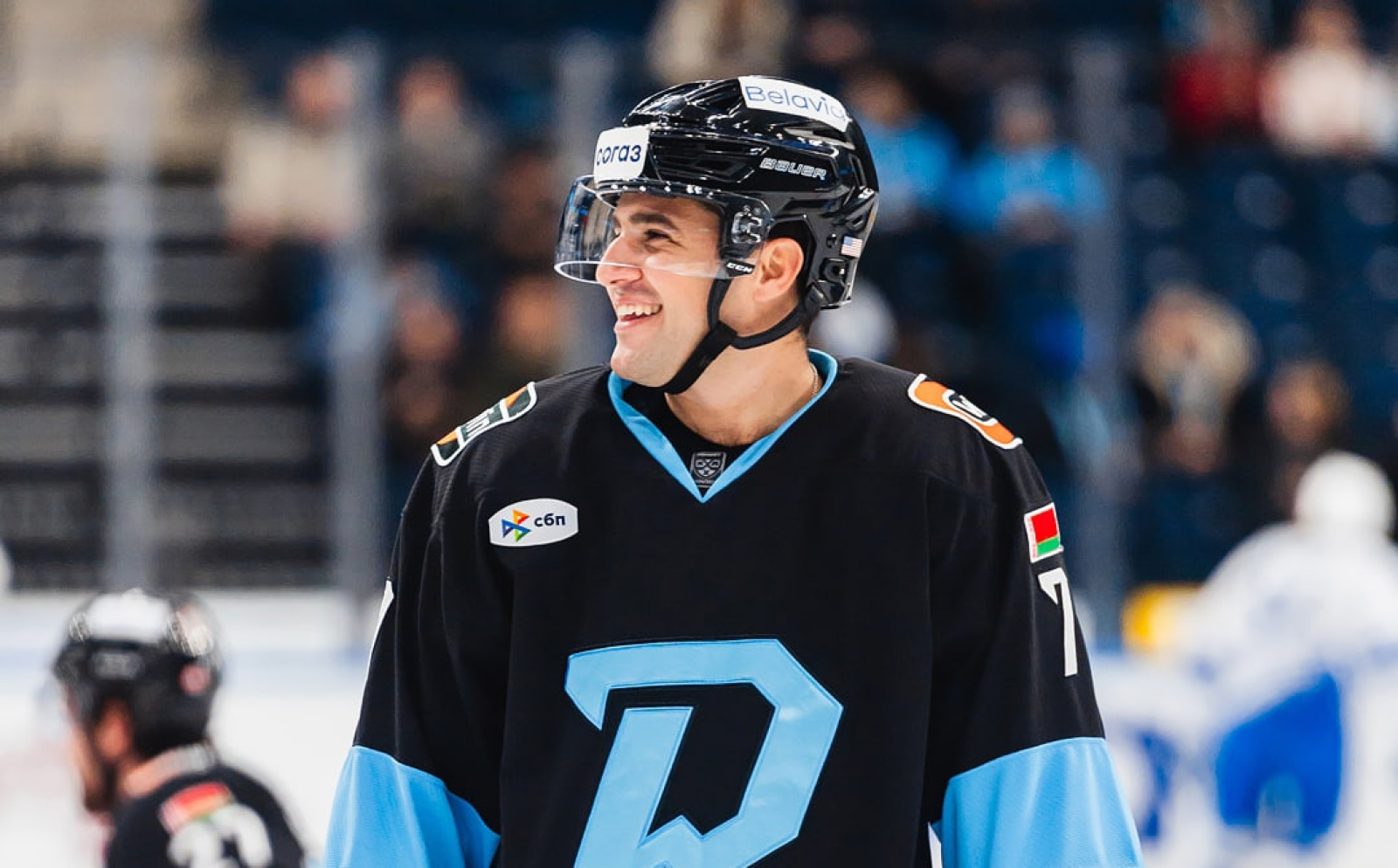 Хоккеист «Динамо-Минск» Сэм Энас / Источник: hockey.by