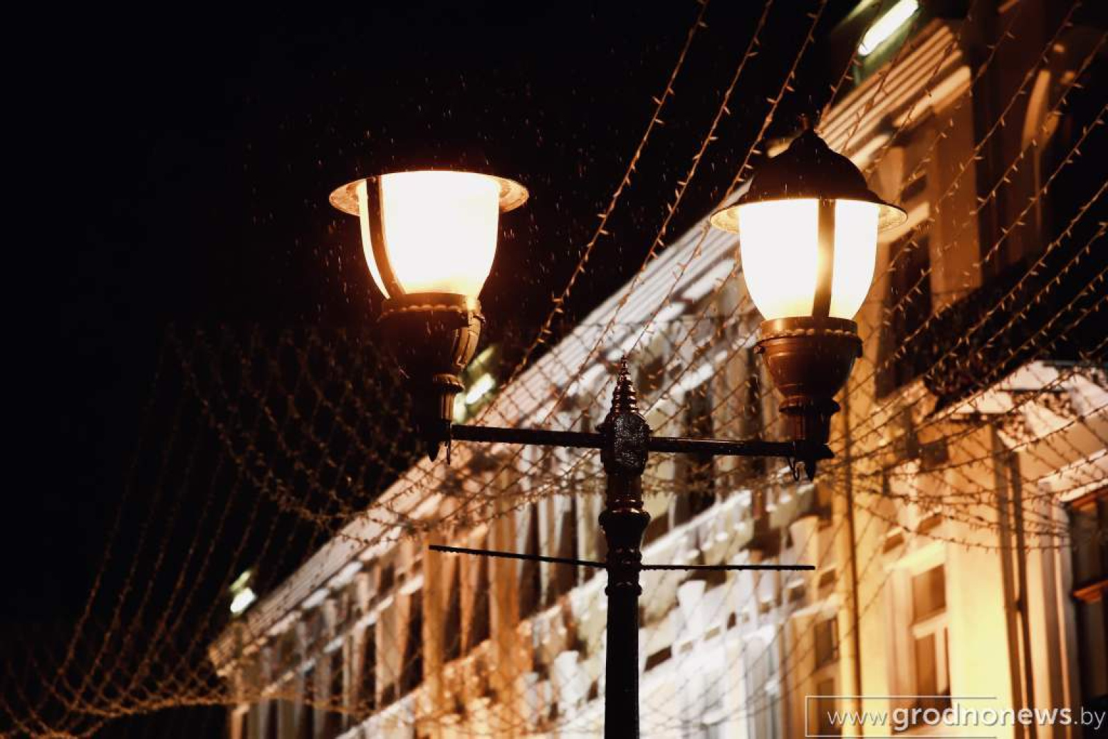 Уличное освещение в Гродно / Источник: grodnonews.by