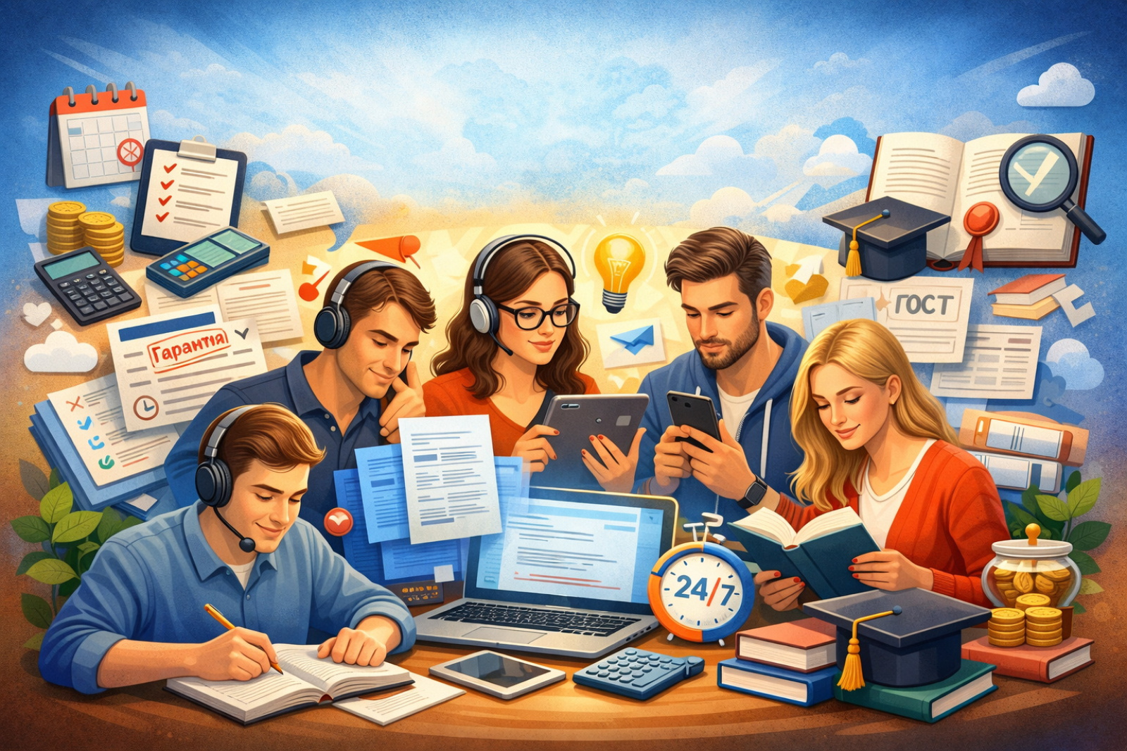 Сервисы для помощи студентам