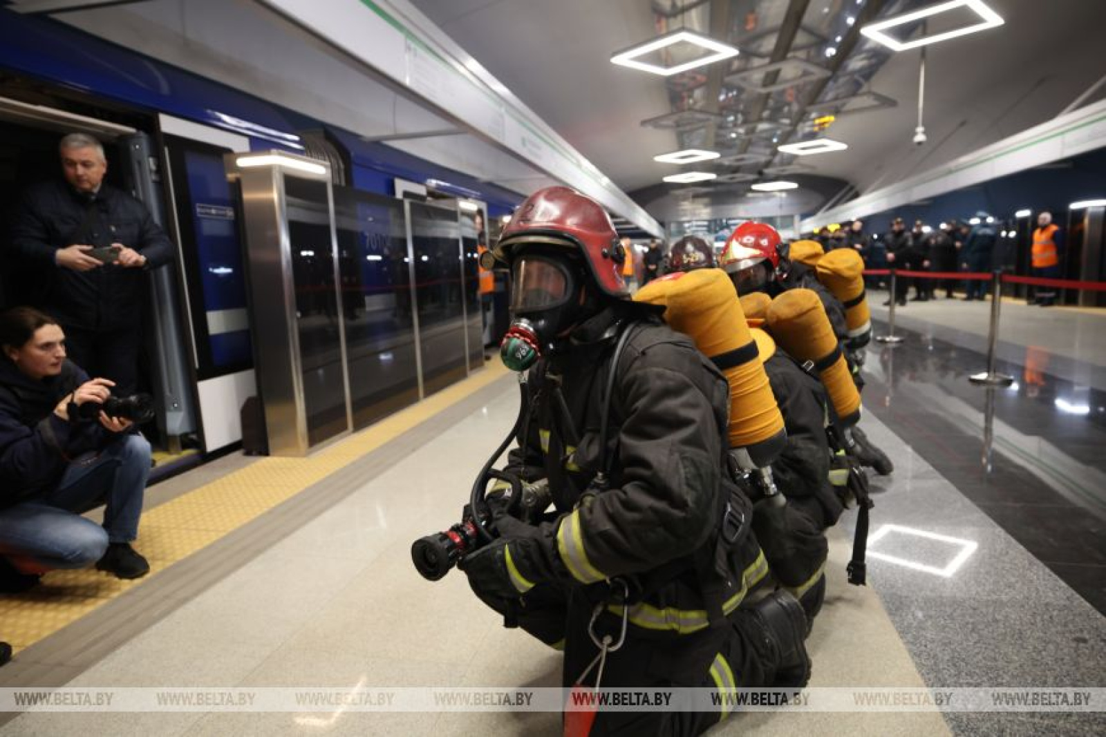 Учения МЧС в Минском метрополитене 13 марта 2026 года