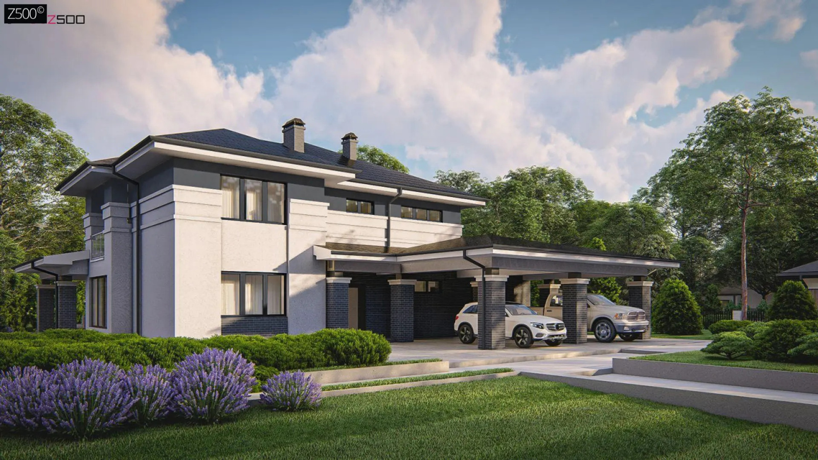 Проект двухэтажного дома / Источник: domproekt.by