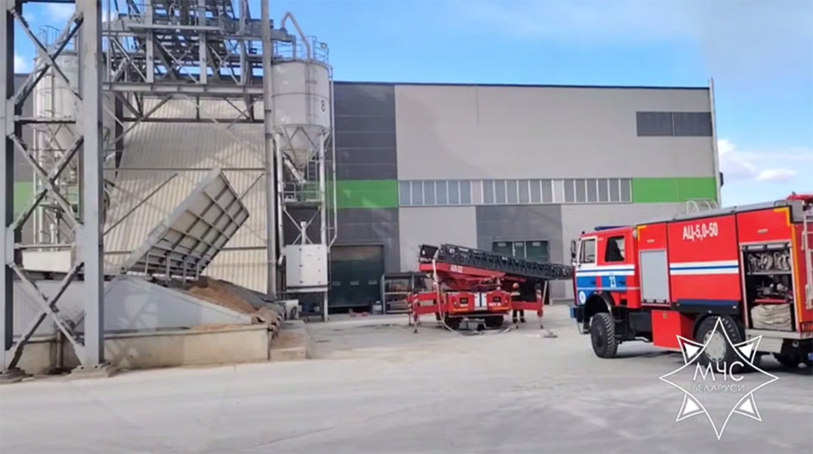 Ликвидирован пожар в производственном цехе одного из предприятий