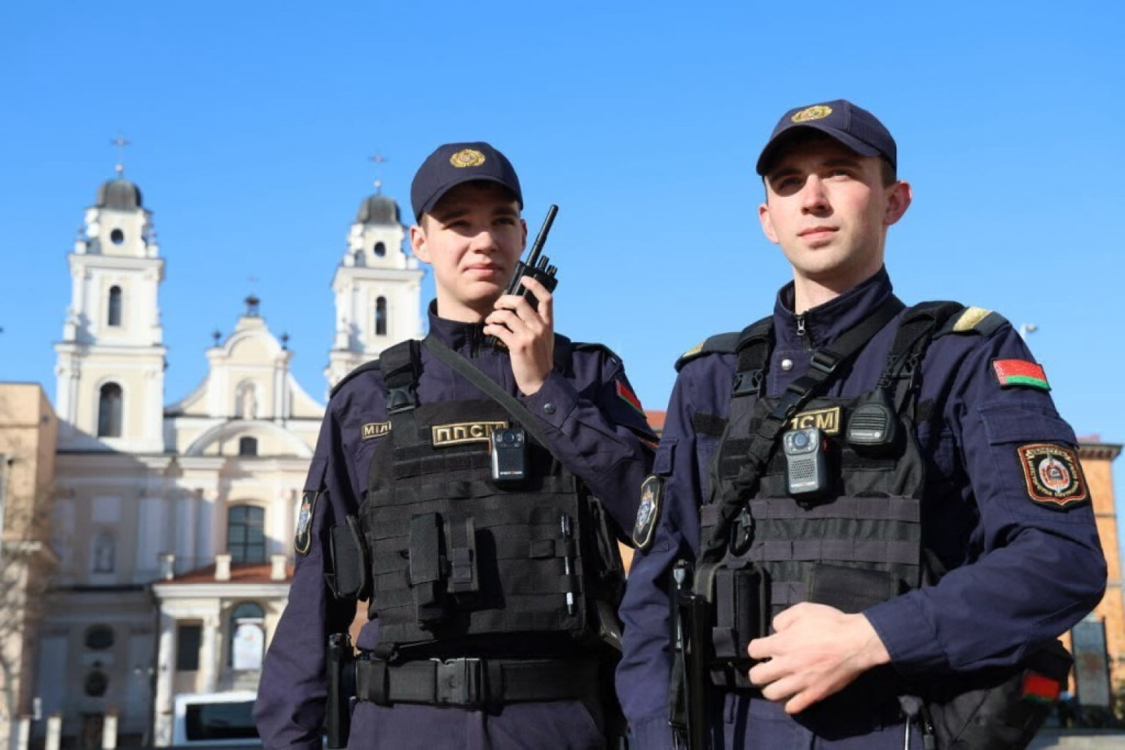 Милиция обеспечивает безопасность на Пасху / Источник: МВД Беларуси