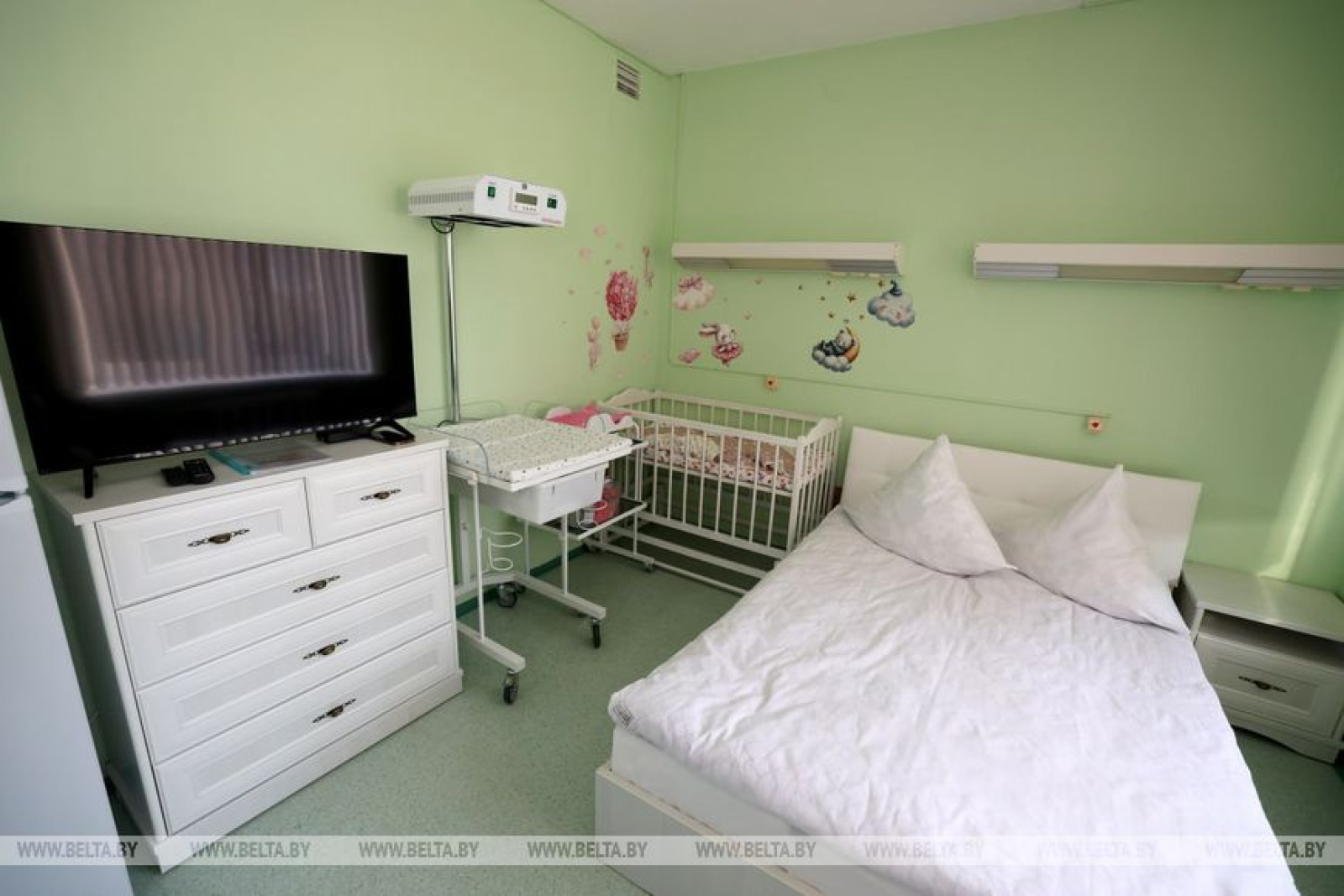 Палата семейного типа в Витебском областном клиническом роддоме / Источник: БЕЛТА