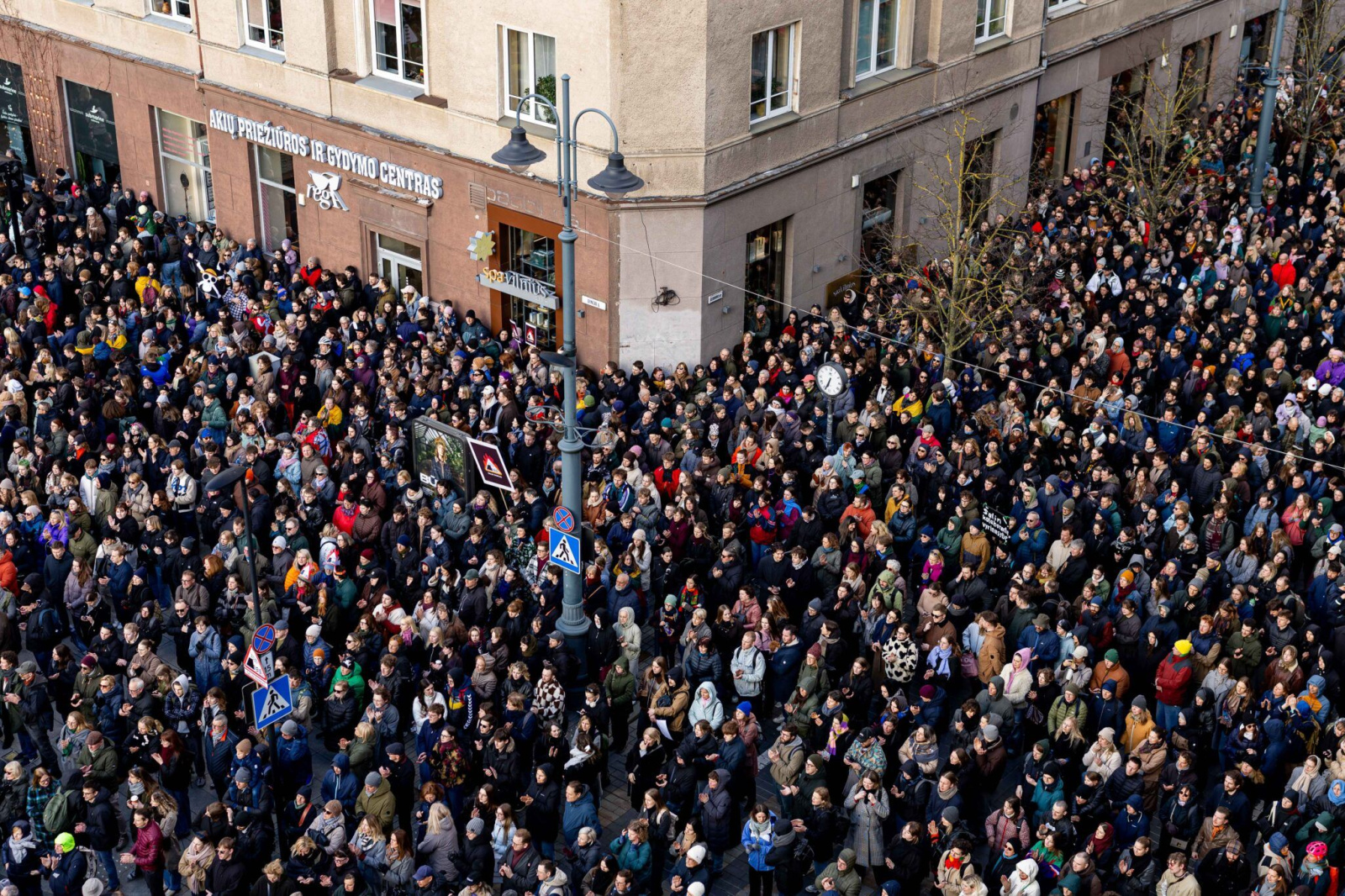 Протест в Вильнюсе