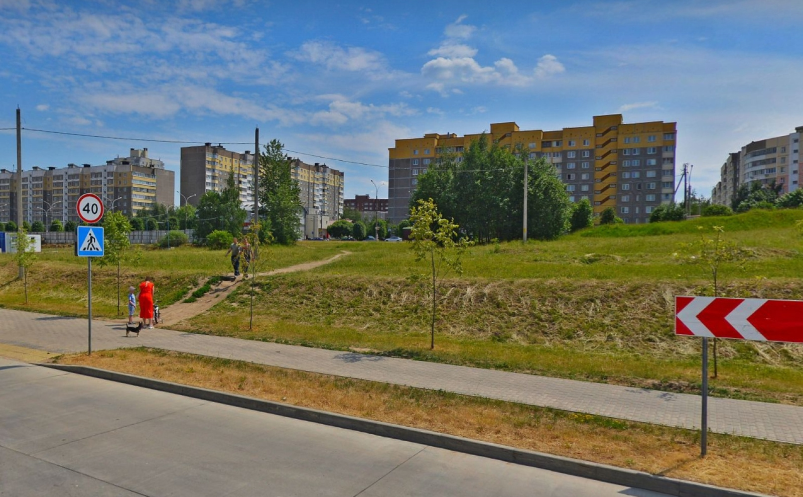 Будущая улица Флориана Ждановича в Минске