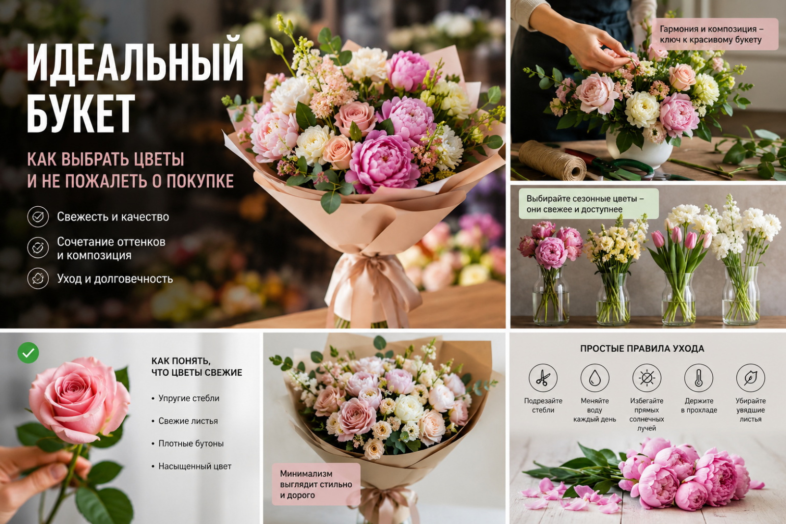 как выбрать идеальный букет
