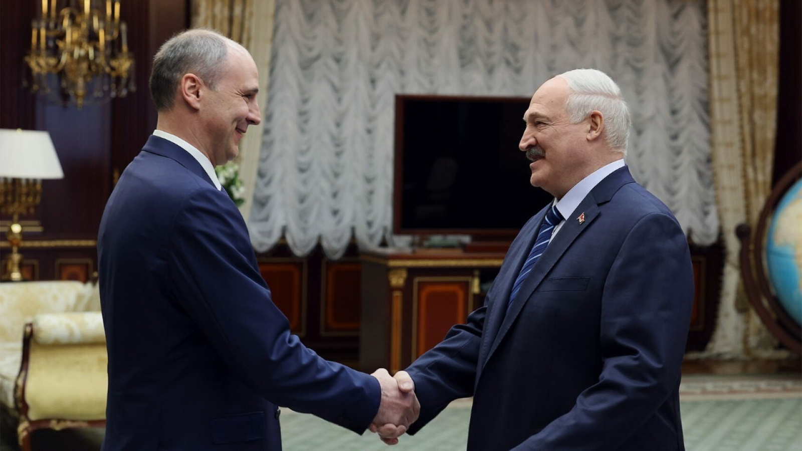 Губернатор Свердловской области Денис Паслер на встрече с президентом Беларуси Александром Лукашенко