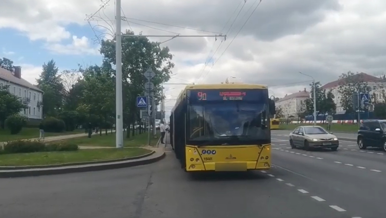 ДТП на Партизанском проспекте в Минске