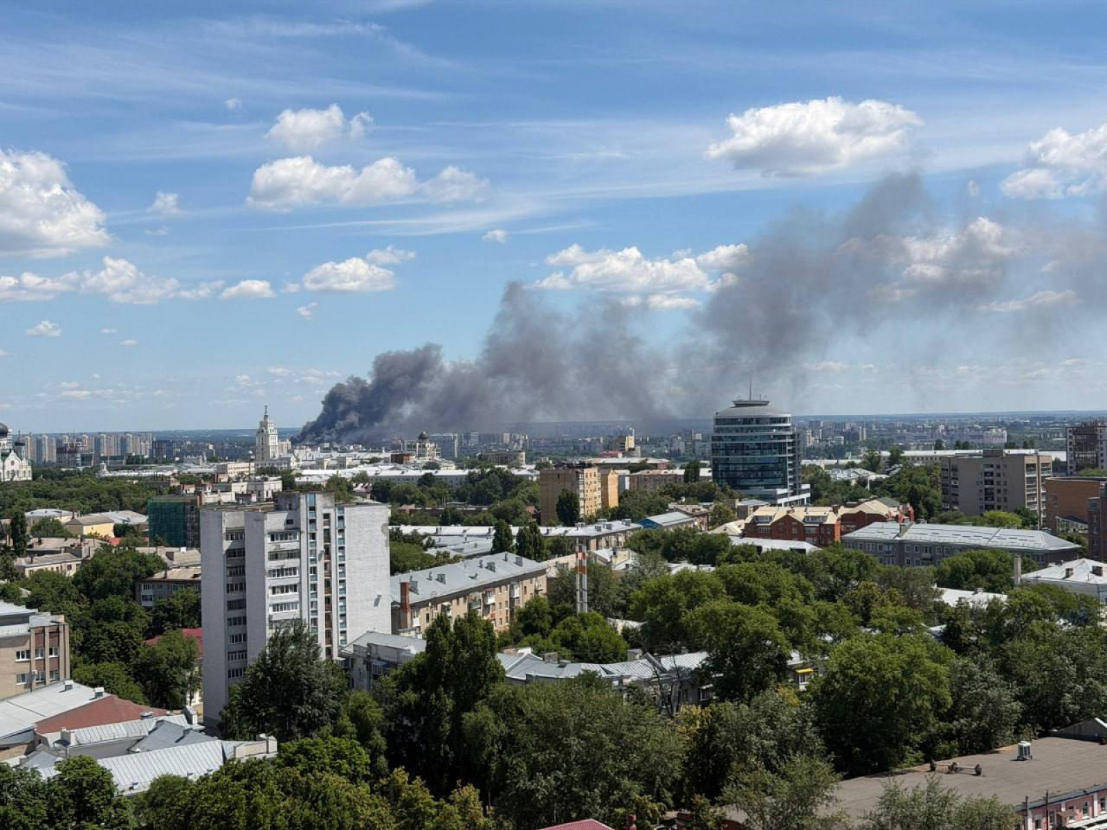 Ракетный удар по Воронежу